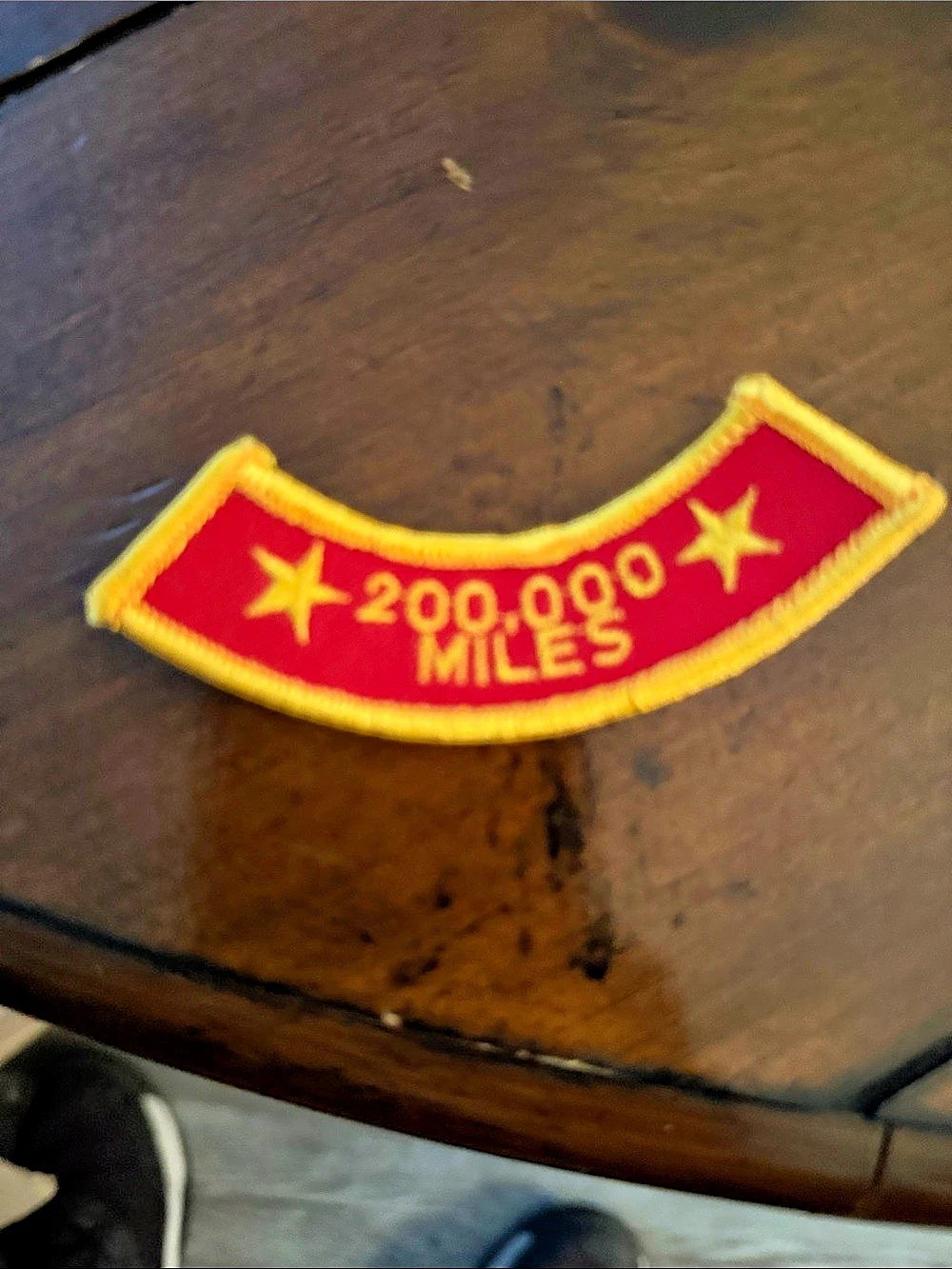 Red & Yellow Embroidered Patch